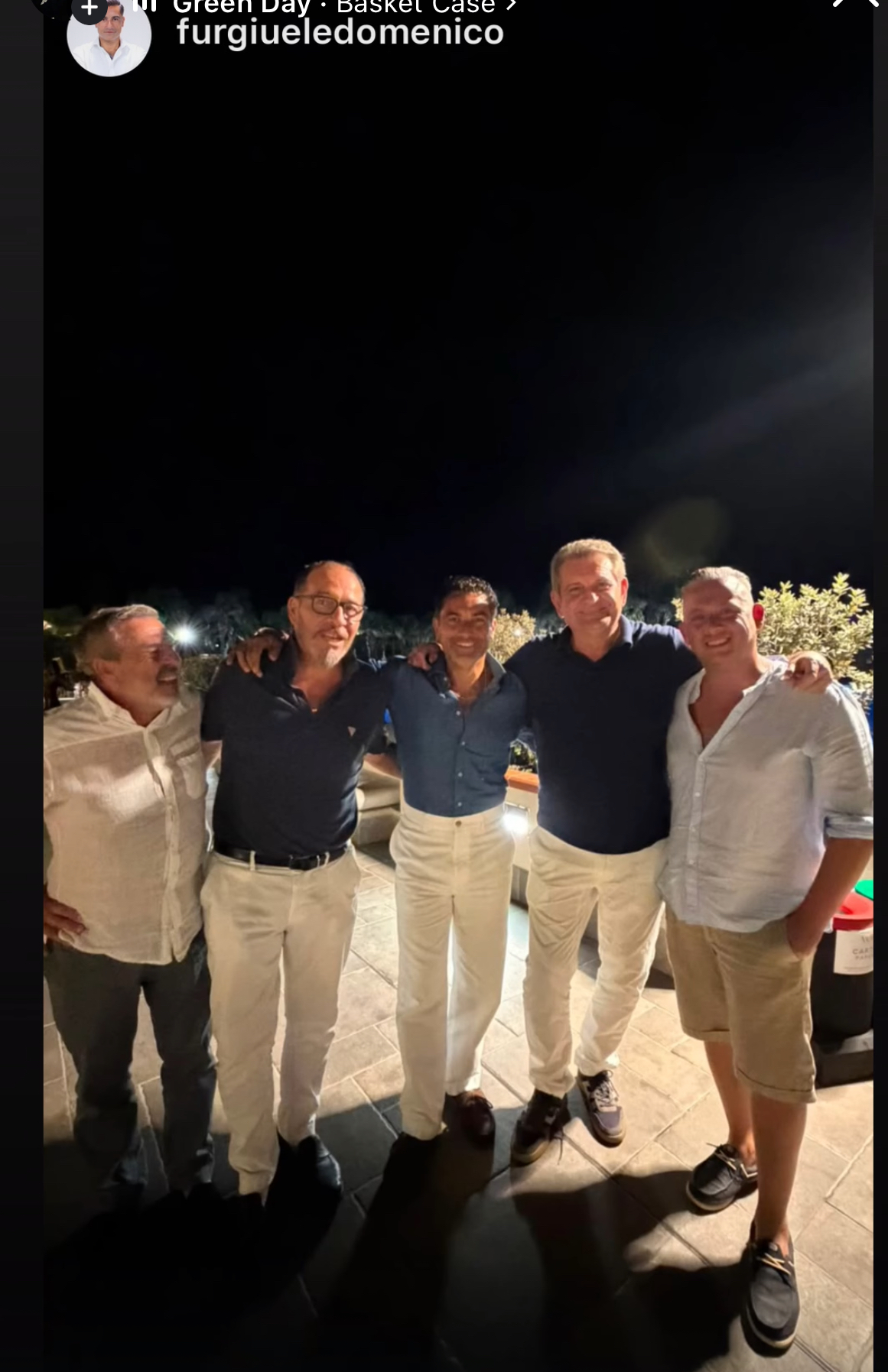 Un momento conviviale del comitato