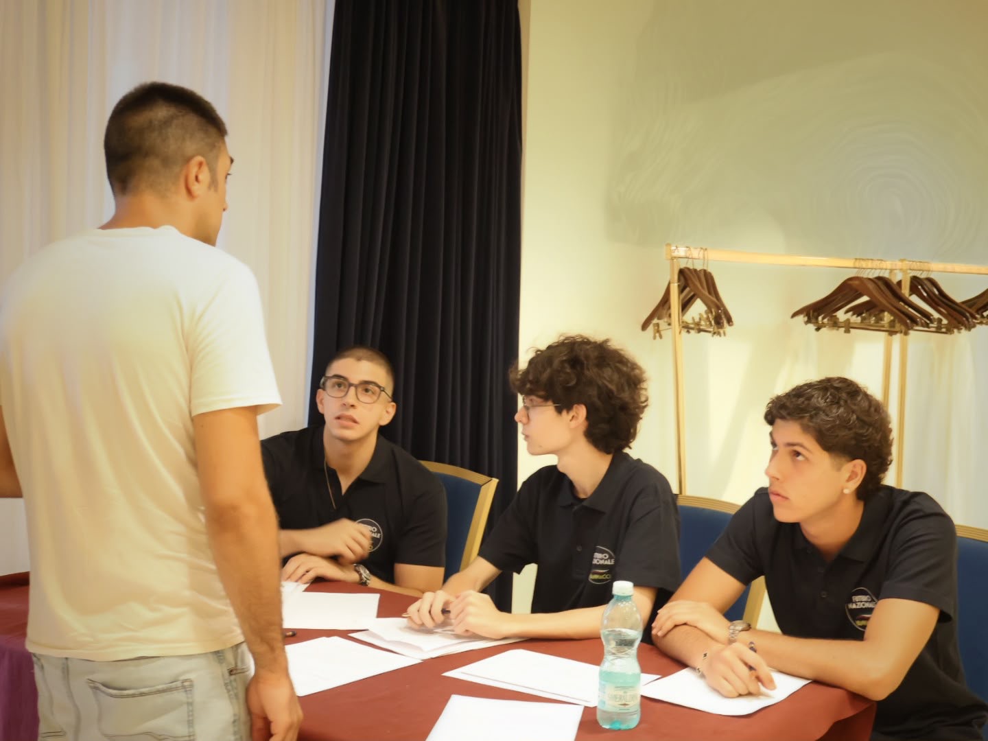I giovani militanti al lavoro