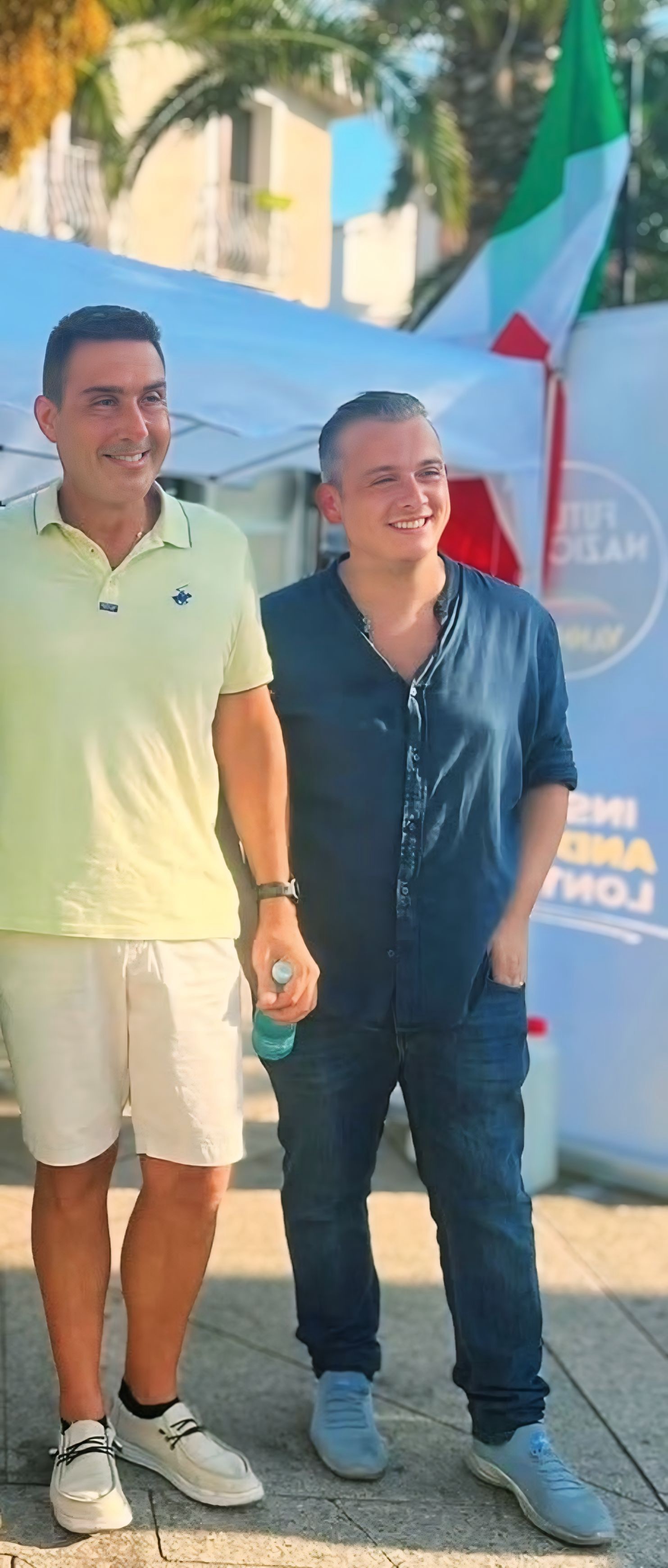 Filippo Candio con Roberto Vannacci